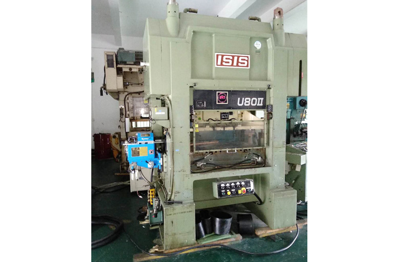 Japan ISIS punch machine with JoeSure clamp feeder